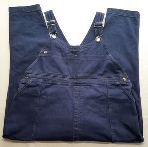 Big Bud Press 1XL Original Overalls Navy Blue Dark Wash Workwear Jumpsuit  Plus